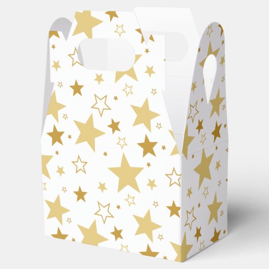 Kerst sterren koekjes doos bedankdoosjes (Geopend)