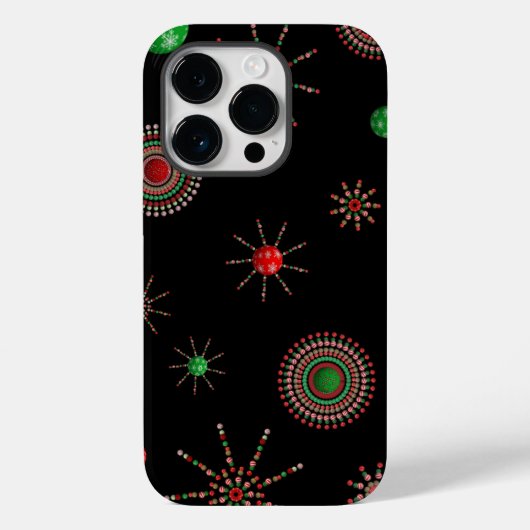 Kerst Sterrenexplosie Case-Mate iPhone Case (Achterkant)