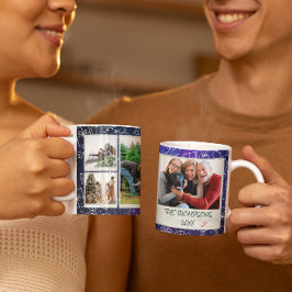 Kerst Sterrennacht Doodles 6 Foto Familie Cadeau Koffiemok