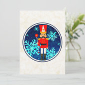  kerst Sterrennacht kerst notenkraker Feestdagenkaart (Staand voorkant)