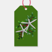 Kerst Stervis en Hulst Witte Aanbindlabels Cadeaulabel (Achterkant)