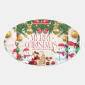 Kerst sticker (Voorkant)