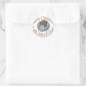 Kerst sticker (Tas)