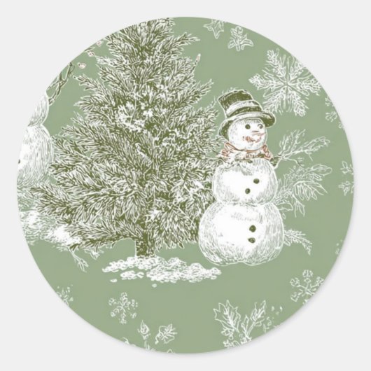 Kerst sticker (Voorkant)