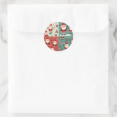 Kerst sticker (Tas)