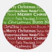 Kerst sticker (Voorkant)