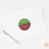 Kerst sticker (Envelop)