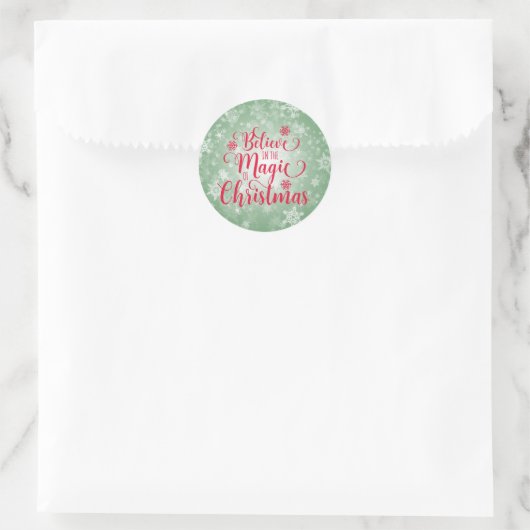 Kerst sticker (Tas)
