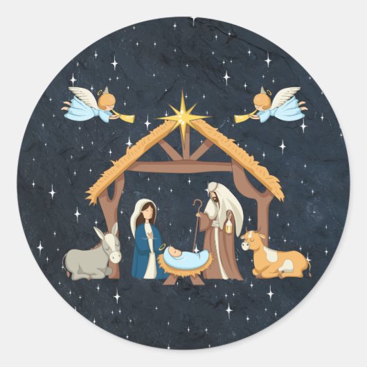 Kerst sticker (Voorkant)