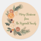  Kerst sticker (Voorkant)