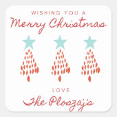 Kerst sticker (Voorkant)