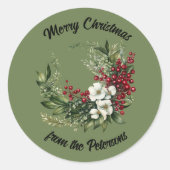 Kerst sticker (Voorkant)