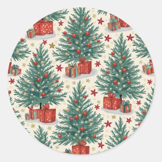 kerst sticker (Voorkant)