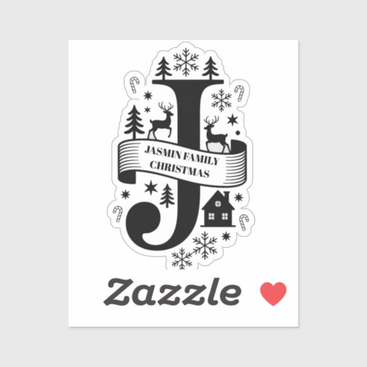 kerst sticker (Vel)