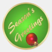 Kerst sticker (Voorkant)