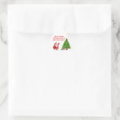 Kerst sticker (Tas)