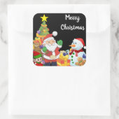 Kerst sticker (Tas)