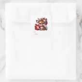 Kerst sticker cadeaublaadjes (Tas)