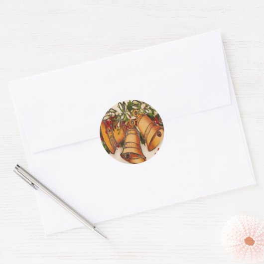 KERST STICKER - CHRISTMAS BELLS (Envelop)