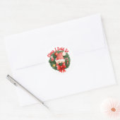 Kerst sticker Claus dat ik zei (Envelop)