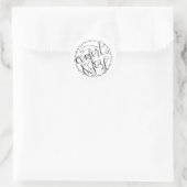 Kerst sticker 'Comfort & Joy' (Tas)