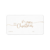 Kerst sticker-etiket etiket (Voorkant)