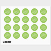 Kerst sticker Gift Label van de Groeten van het se (Vel)