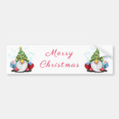 Kerst sticker Gnomen met cadeaus (Voorkant)