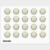 Kerst sticker kunstprint Prettig kerstfeest (Vel)