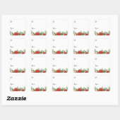 Kerst sticker labels. (Vel)