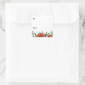 Kerst sticker labels. (Tas)