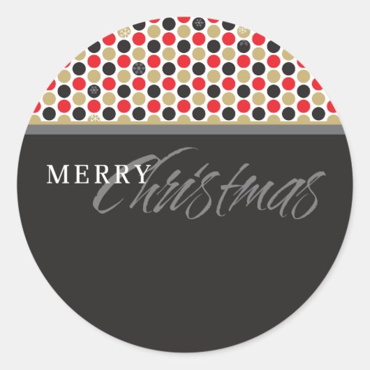 KERST STICKER :: Minispot Snowflake 5 (Voorkant)