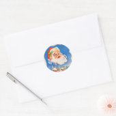  Kerst sticker Santa Claus (Envelop)