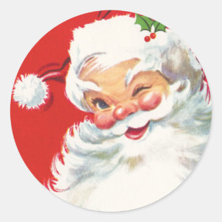  Kerst sticker Santa Claus