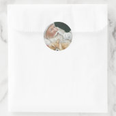 Kerst sticker Santa en Corgi Pup (Tas)