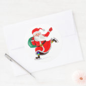 Kerst sticker Santa Gift (Envelop)