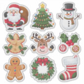 Kerst sticker set (Voorkant)