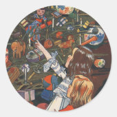 Kerst sticker van Charles Robinson (Voorkant)