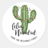 Kerst sticker van Feliz Navidad (Voorkant)