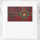 Kerst sticker van sterren en strips (Tas)