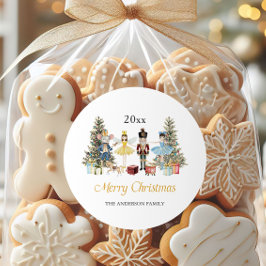 Kerst sticker van voedingskraker