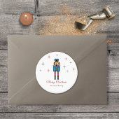 Kerst sticker van voedingskraker