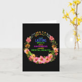 Kerst sticker voor duurzame vrede kaart (Gele Bloem)