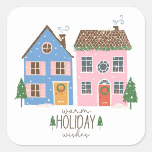Kerst sticker voor Gift Wrapping
