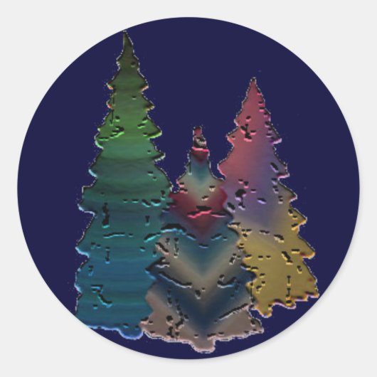 Kerst sticker voor Kaarten, enveloped enz (Voorkant)