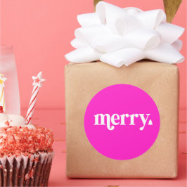 Kerst sticker voor kerstkaarten, cadeaukaartje