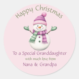 Kerst sticker voor kleindochter