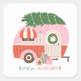 Kerst sticker voor Wenskaarten en Gift Wrap