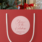 Kerst sticker 'Vrolijke Feestdagen'