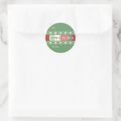 Kerst sticker weergegeven GROEN, maar u kiest kleu (Tas)